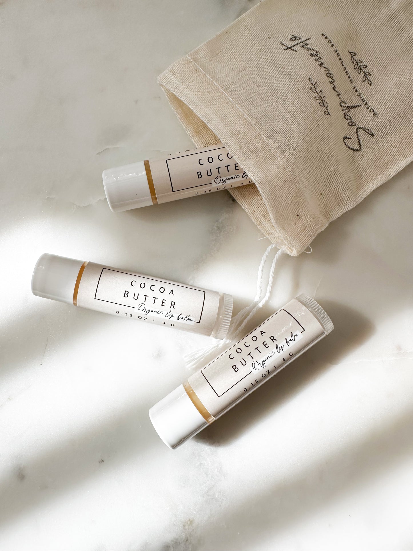 Organic Cocoa Butter Lip Balm
