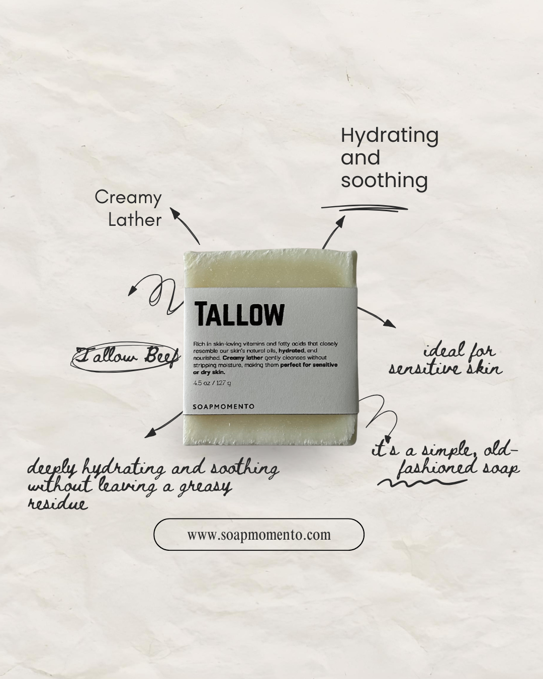 Tallow-Pure and Unscented