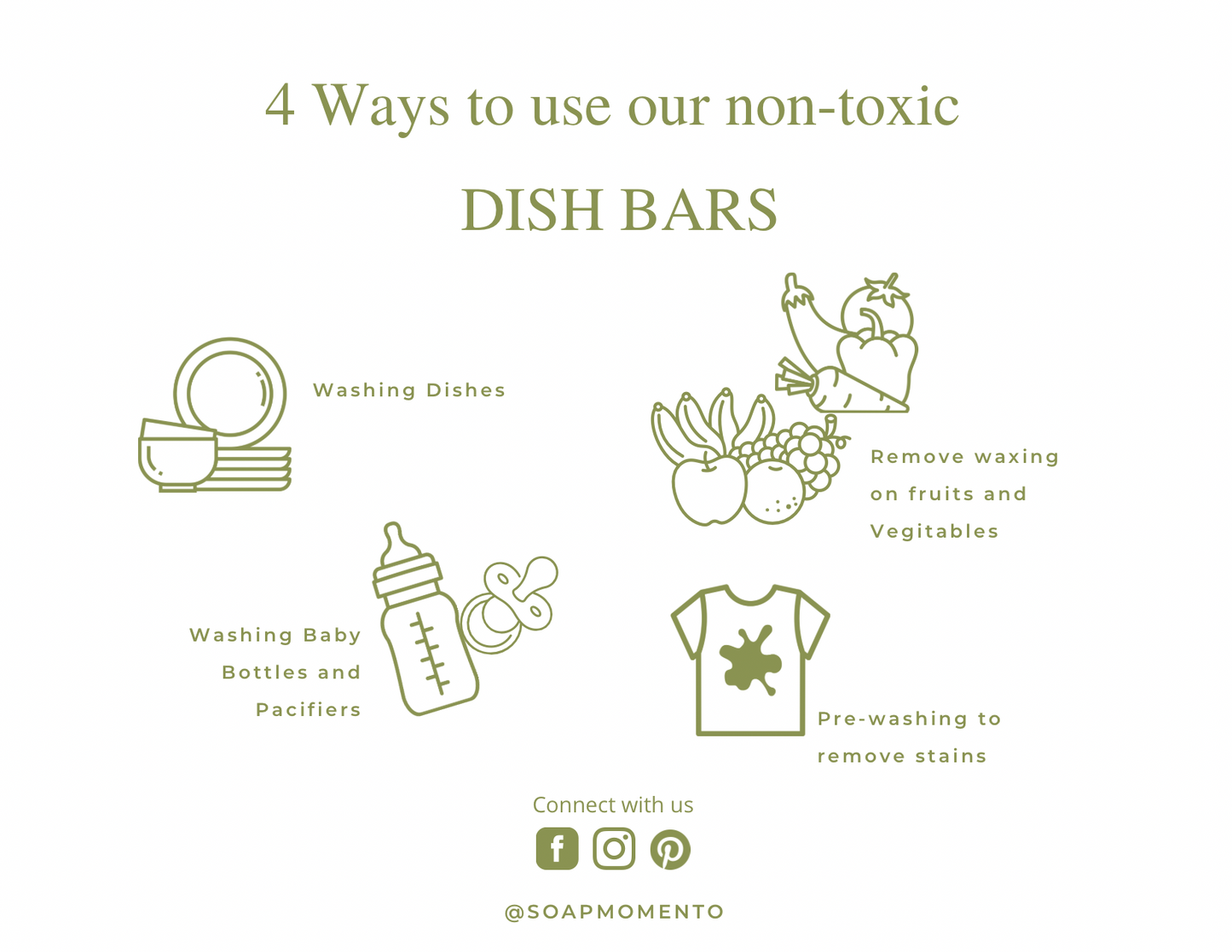 Non-toxic Dish Bar-Rosemary