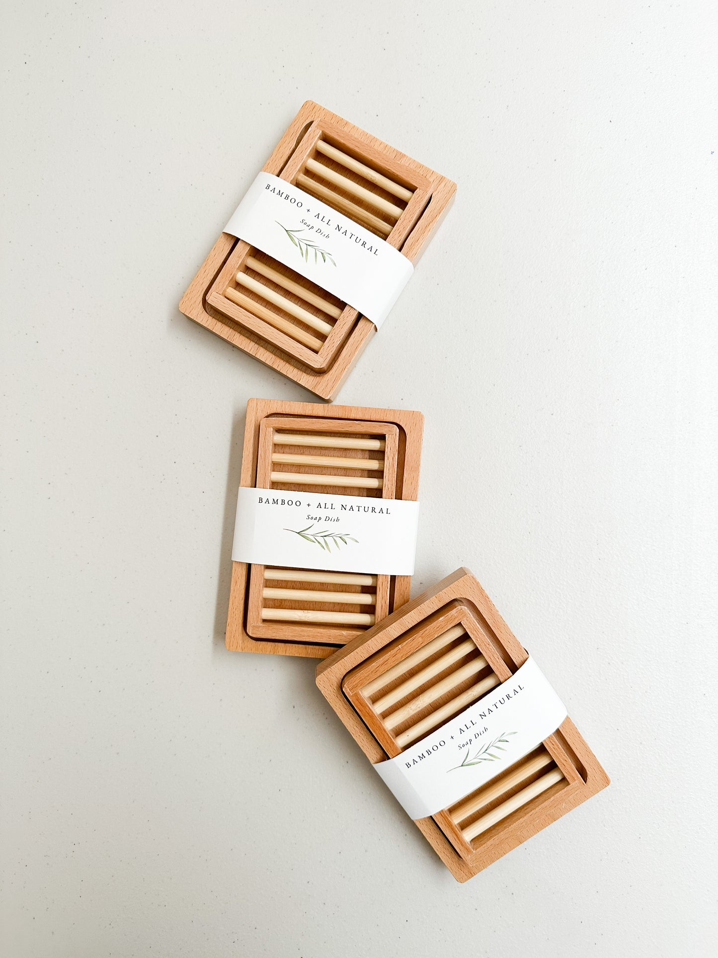 Dual Layer Bamboo Soap Dish | Eco-friendly