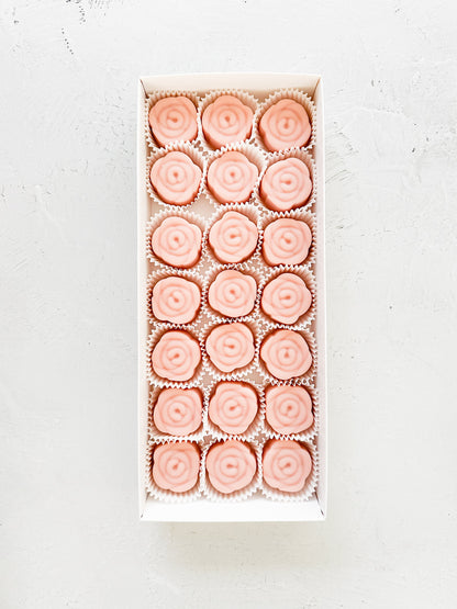Mini Rose Soap Favors (Set of 20) - weddings, bridal shower, baby shower and more private events
