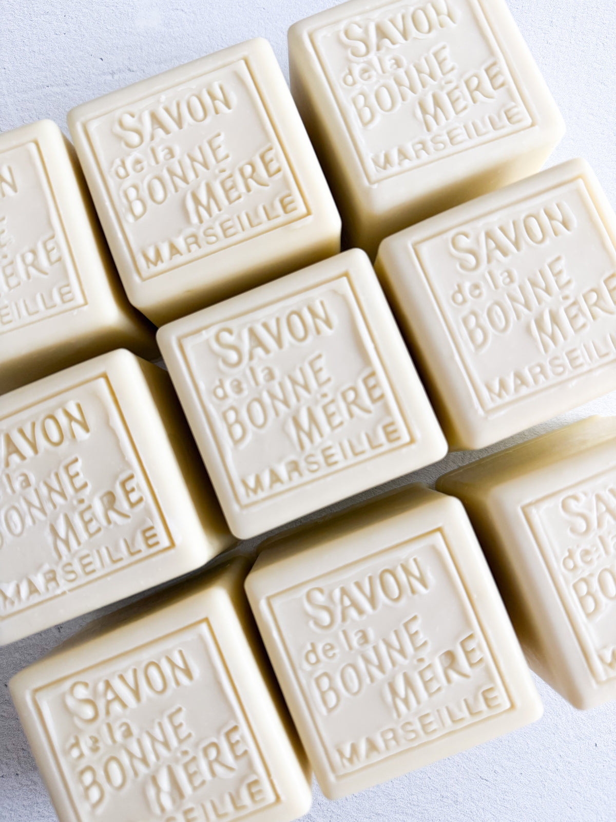 Traditional Marseille Bar
Unscented Extra Virgin Olive Oil & Sea Salt Soap