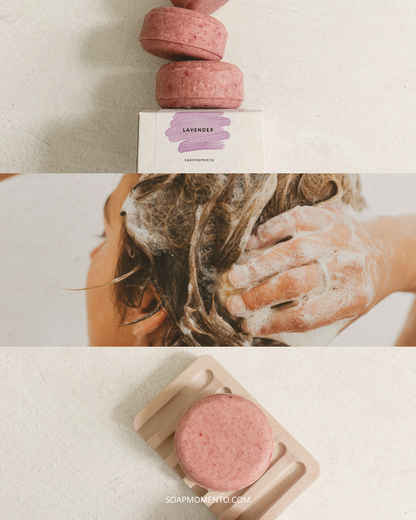 Lush Lavender-Rice protein Shampoo Bar