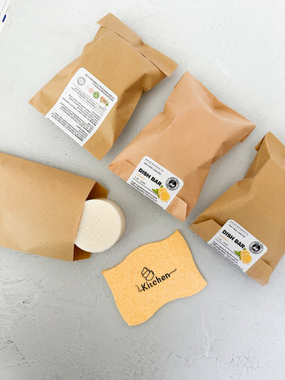 Non-toxic Dish Bars-Lemon