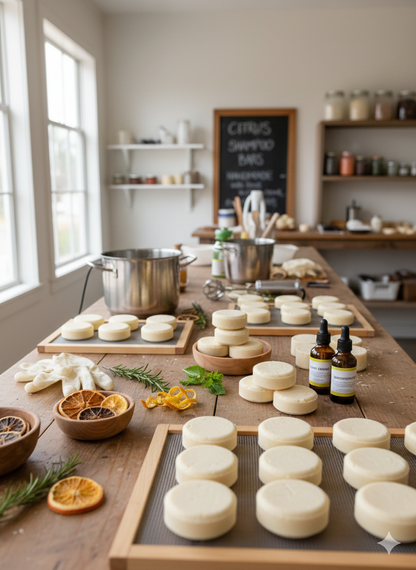 Rice protein Shampoo Bar-Citrus+Ginger