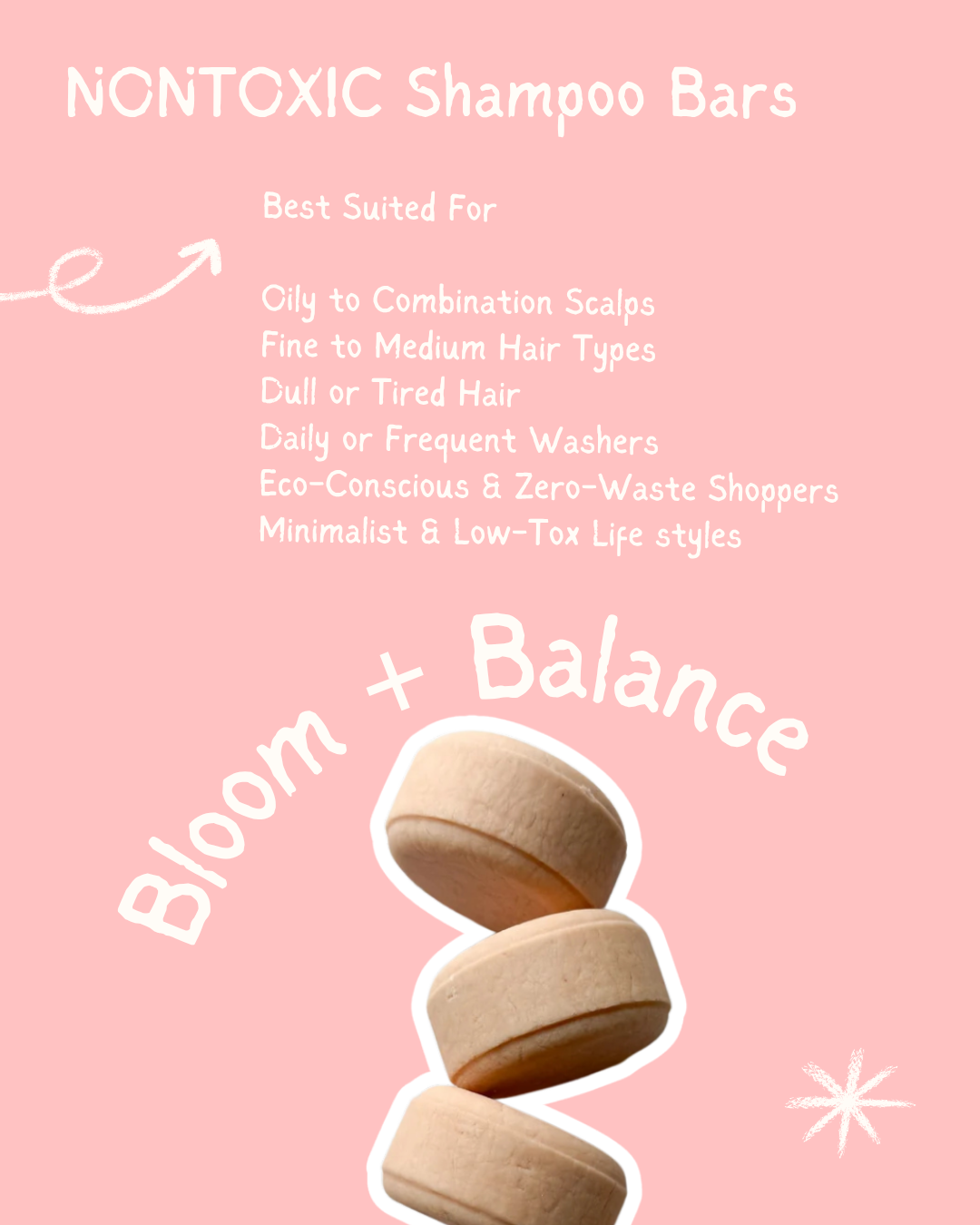 Bloom + Balance-Rice Protein Shampoo Bar