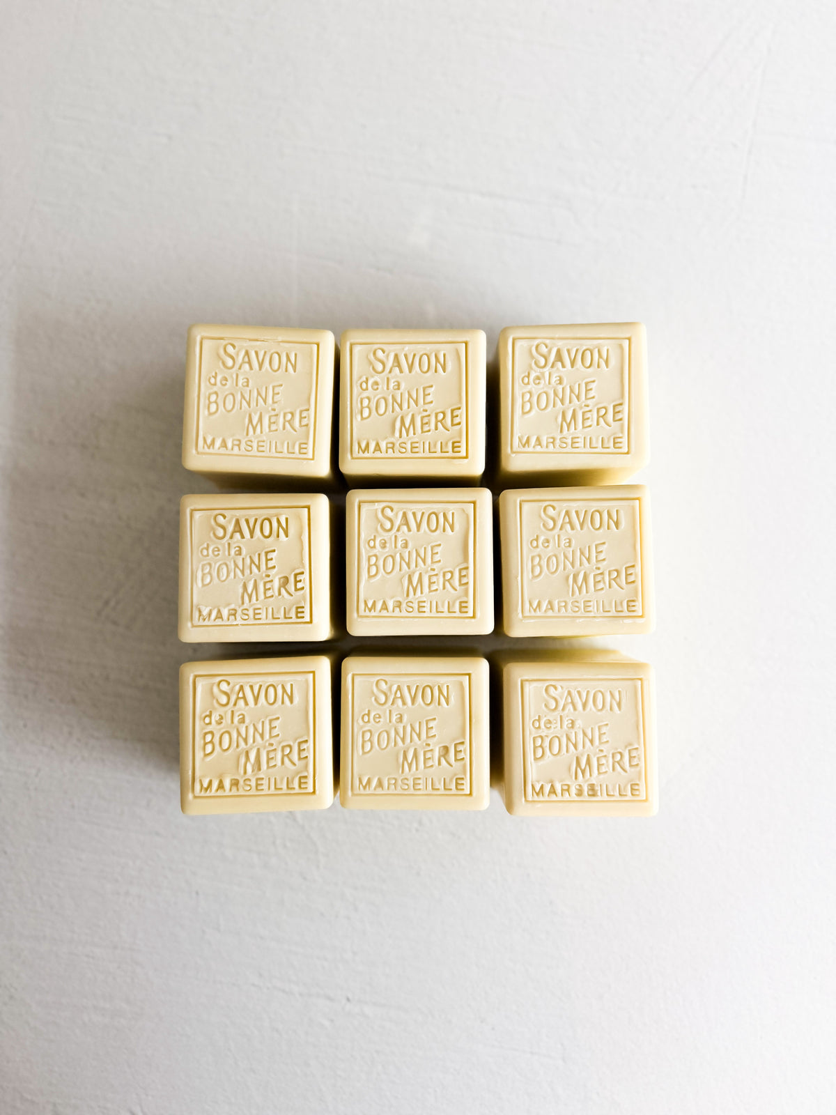 Traditional Marseille Bar
Unscented Extra Virgin Olive Oil & Sea Salt Soap