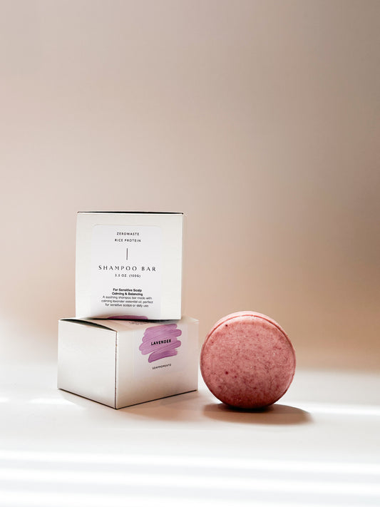 Rice protein Shampoo Bar-Lavender