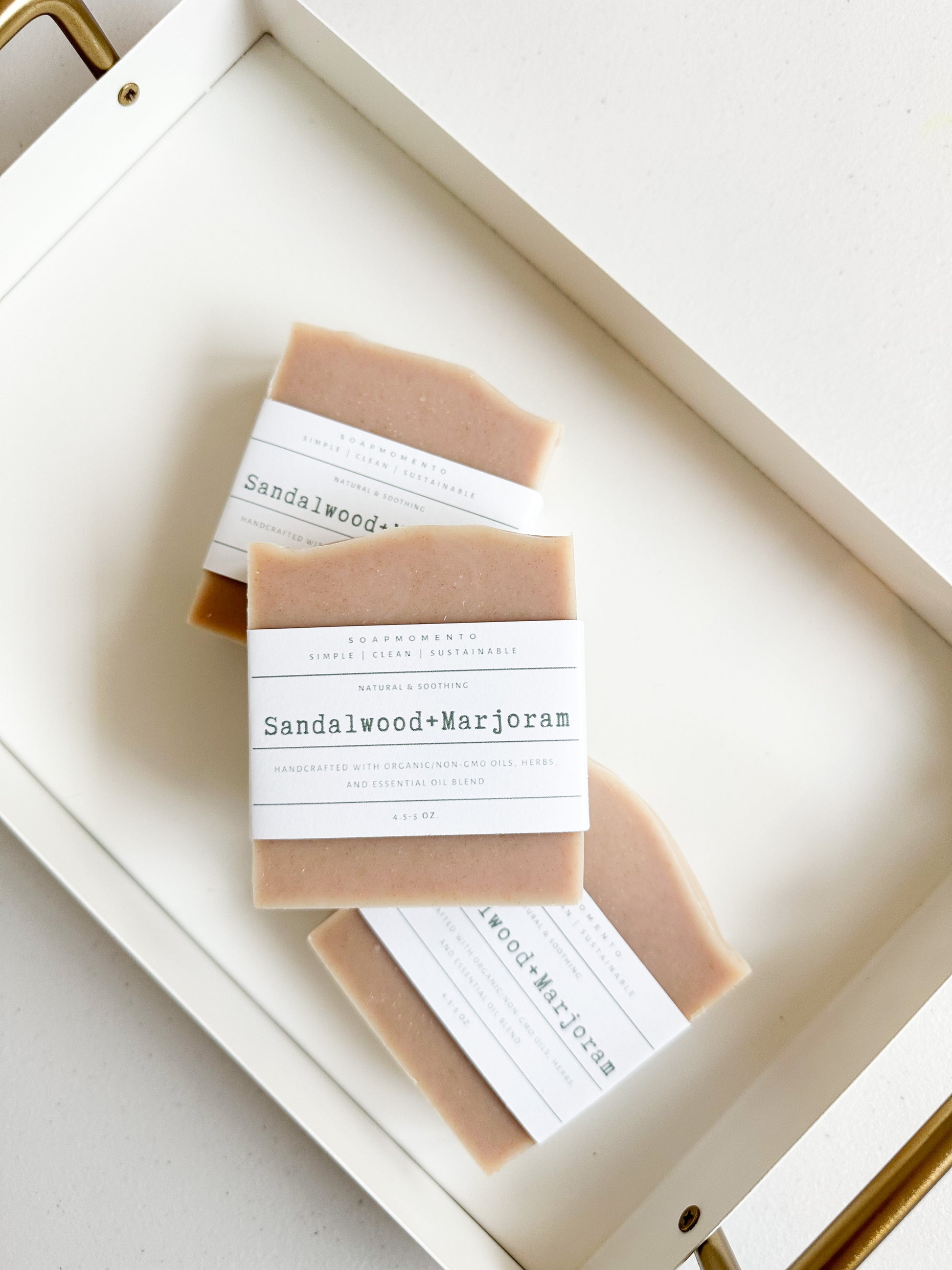 Sandalwood + Marjoram Soapmomento