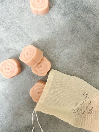 Mini Flower Soap Bars -5 mini bars